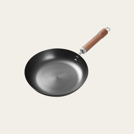 10 Inch Carbon Steel Frying Pan With Glass Lid, 10”(26cm)