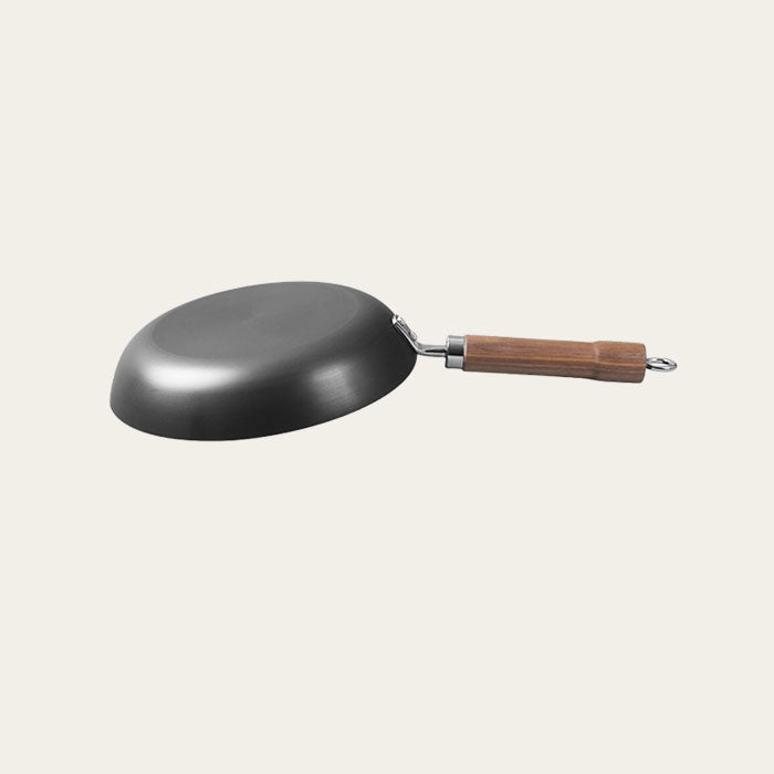 10 Inch Carbon Steel Frying Pan With Glass Lid, 10”(26cm)