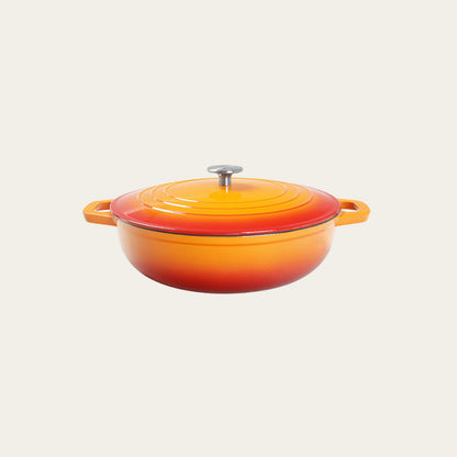 [CUSTOM] Enameled Cast Iron Braiser, 12”(30cm)